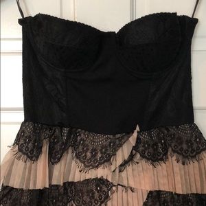 Mini bustier dress